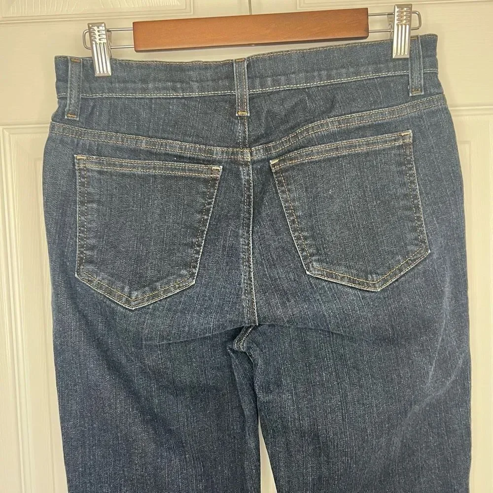 DKNY Women's Dark Wash Mid Rise‎ Soho Bootcut Stretch Denim Jeans Size 4
